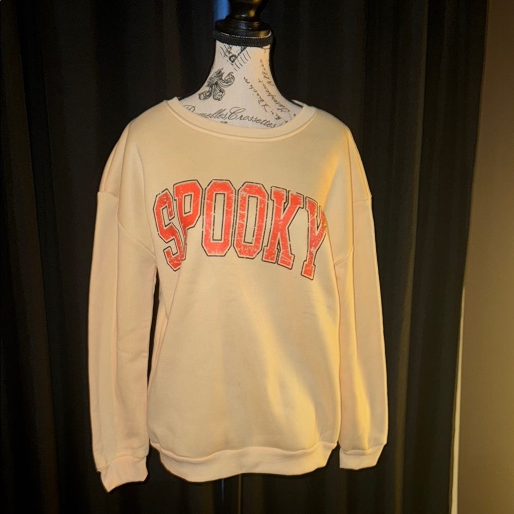 Spooky Cream Sweater